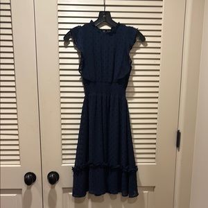 Elegant Navy Blue Girl’s Dress